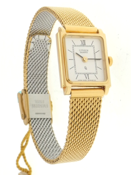 Reloj citizen best sale dama dorado cuadrado